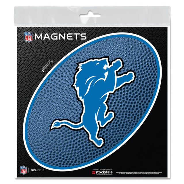 Imanes para exteriores TEAMBALL de los Detroit Lions, 6" x 6"