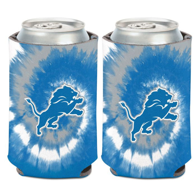 Enfriador de lata con estampado tie dye de Detroit Lions, 12 oz.
