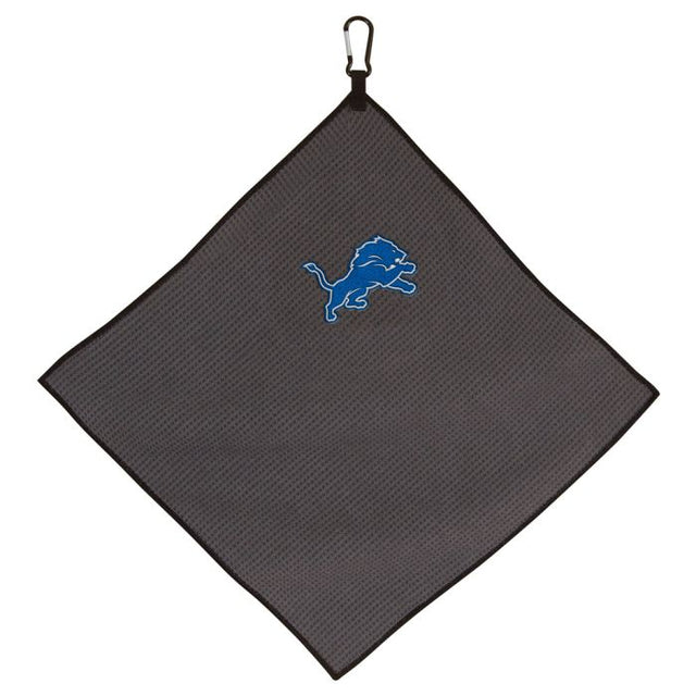 Toalla de microfibra gris de los Detroit Lions, 15 x 15 pulgadas