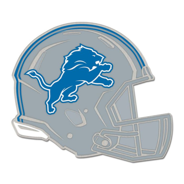 Tarjeta de joyería con pin esmaltado para coleccionistas con el casco de los Detroit Lions