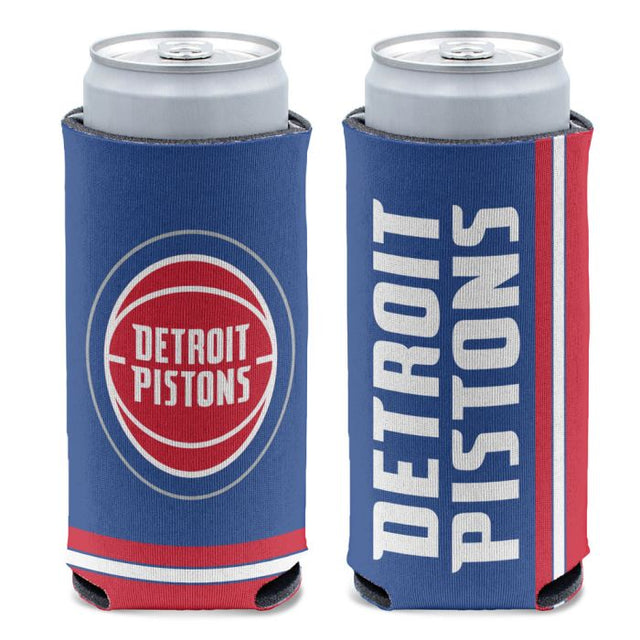 Enfriador de latas delgado de 12 oz de Detroit Pistons