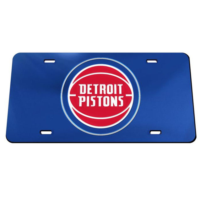 Matrículas clásicas de acrílico de los Detroit Pistons