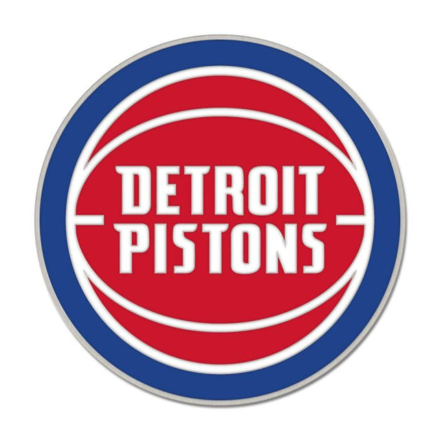 Tarjeta de joyería con pin esmaltado de colección de los Detroit Pistons