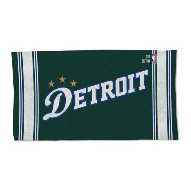 Detroit Pistons Full Color Locker Room Towel One Sided