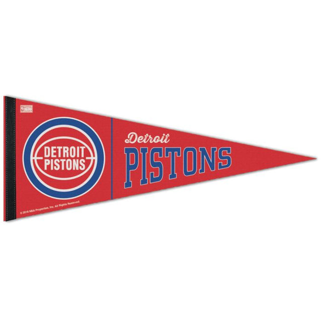 Banderín de primera calidad de los Detroit Pistons/Hardwoods HARDWOOD CLASSIC de 12" x 30"