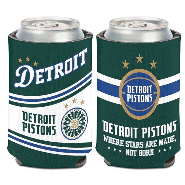 Enfriador de lata de ciudad de Detroit Pistons de 12 oz.