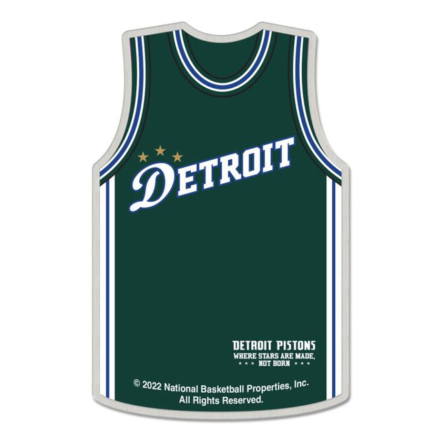 Tarjeta de joyería con pin de colección de la ciudad de Detroit Pistons