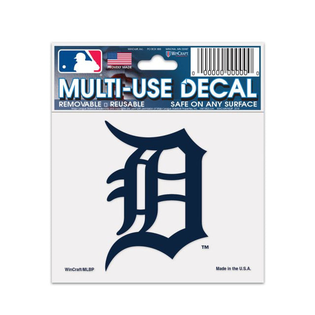 Calcomanía multiusos con el logotipo de los Tigres de Detroit de 3" x 4"