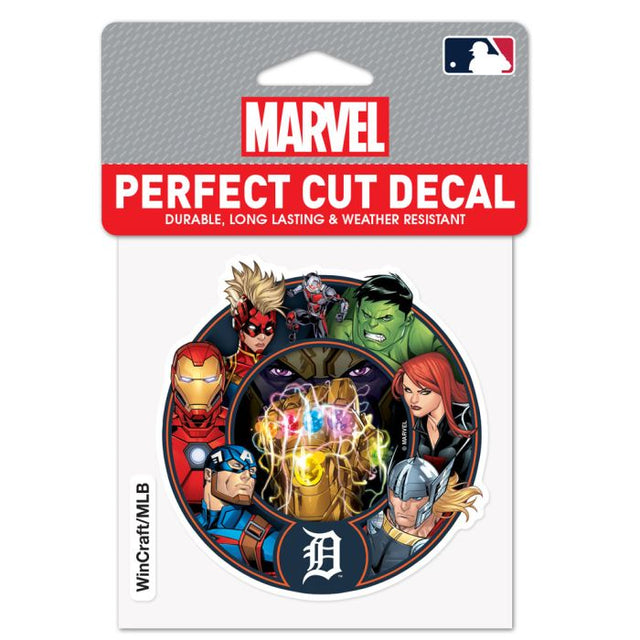 Detroit Tigers / Marvel (c) 2021 MARVEL Perfect Cut Color Decal 4" x 4"