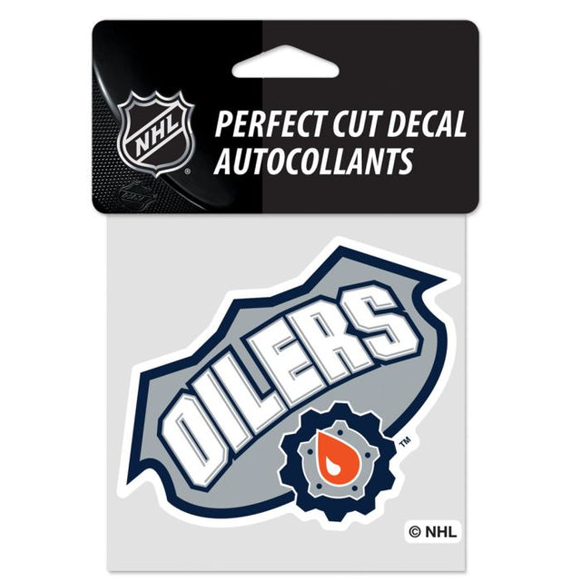 Edmonton Oilers Special Edition Perfect Cut Color Decal 4" x 4"