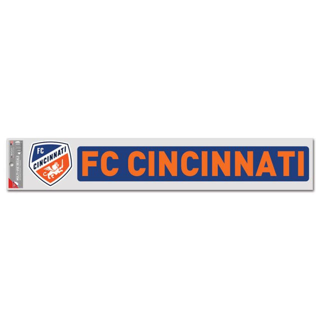Calcomanías para fanáticos del FC Cincinnati de 3" x 17"