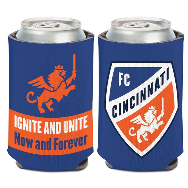 Enfriador de latas FC Cincinnati Ignite & Unite de 12 oz.