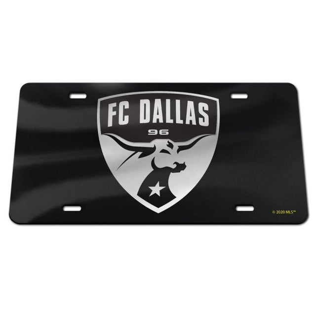 FC Dallas Black Specialty Acrylic License Plate