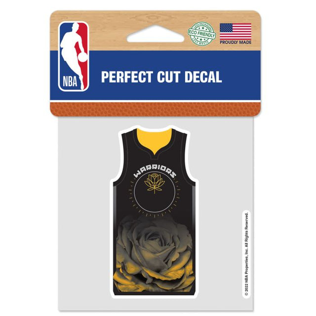 Golden State Warriors CITY Perfect Cut Color Decal 4" x 4"