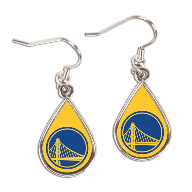 Pendientes de los Golden State Warriors con forma de lágrima