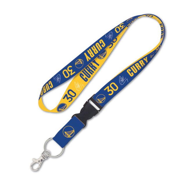 Golden State Warriors Lanyard w/detachable buckle 1" Stephen Curry