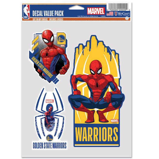 Golden State Warriors / Marvel (C) 2021 Marvel Multi Use 3 Fan Pack