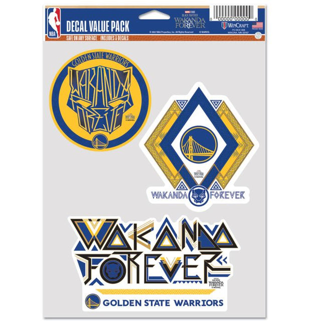 Golden State Warriors / Marvel (c) 2022 MARVEL Multi Use 3 FAN PACK