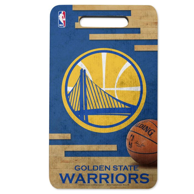 Cojín de asiento de los Golden State Warriors: almohadilla para rodillas de 10 x 17