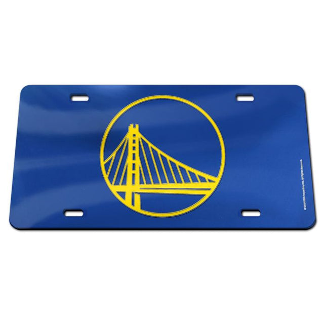 Golden State Warriors Specialty Acrylic License Plate
