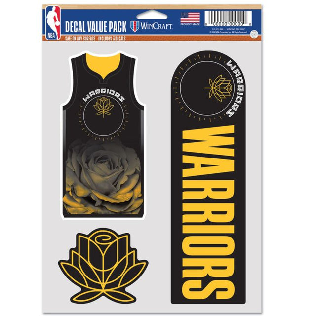 Golden State Warriors city Multi Use 3 fan pack