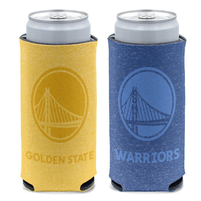 Golden State Warriors colored heather 12 oz Slim Can Cooler