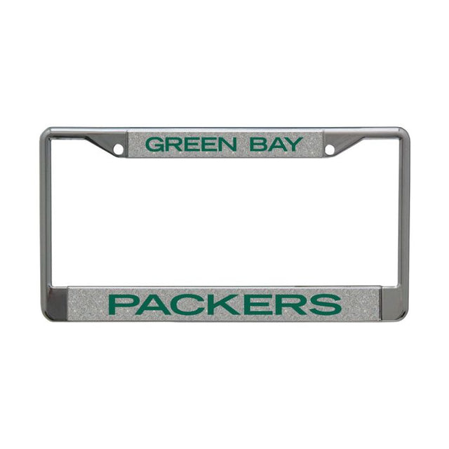 Marco de fotos con licencia impresa con purpurina de los Green Bay Packers, talla S/L