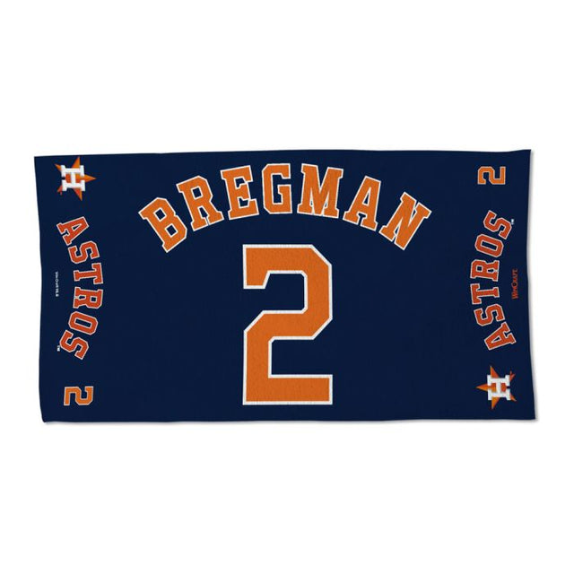 Houston Astros Full Color Locker Room Towel One Sided Alex Bregman