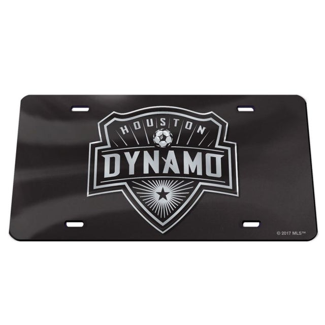 Houston Dynamo BLACK Specialty Acrylic License Plate