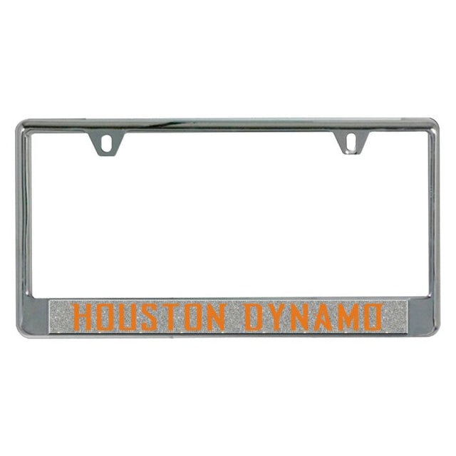 Houston Dynamo Lic Plt Frame B/O Metallic