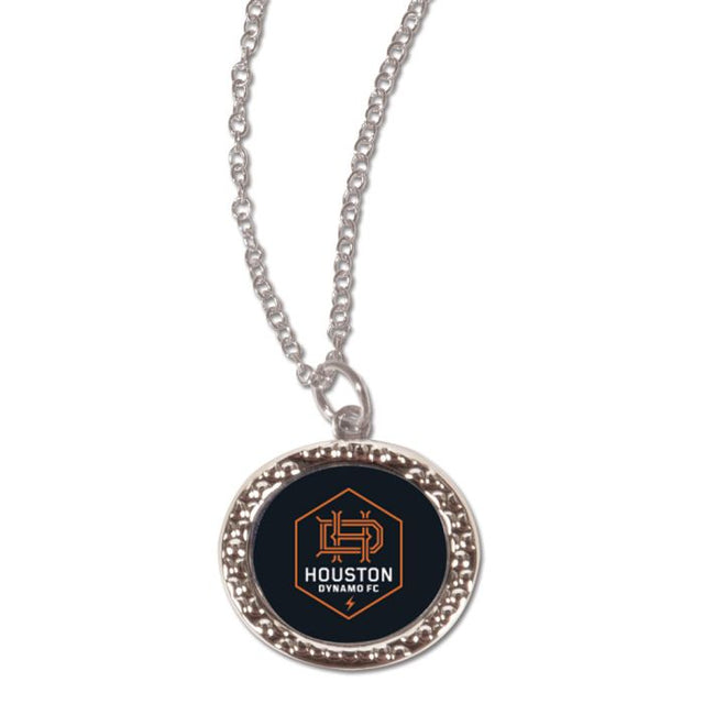 Houston Dynamo Necklace w/Charm Jewelry Card