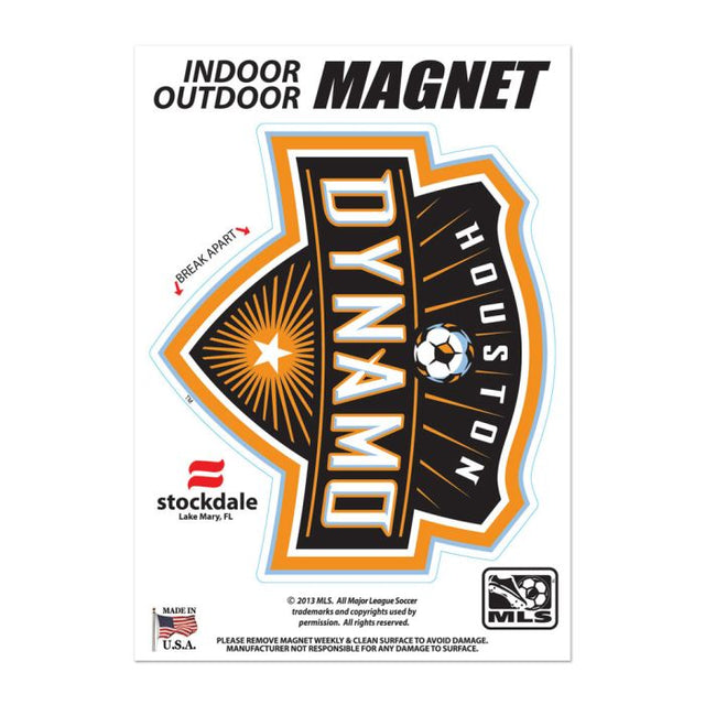 Houston Dynamo Outdoor Magnets 5" x 7"