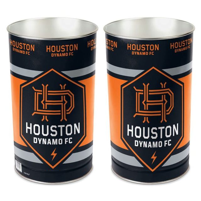 Houston Dynamo Wastebasket - tapered 15"H