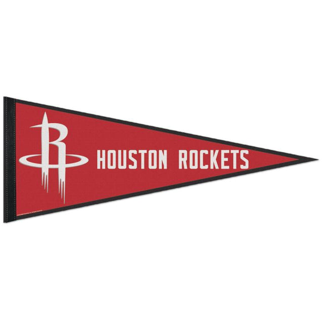 Banderín clásico de los Houston Rockets, en cartulina de 12" x 30"