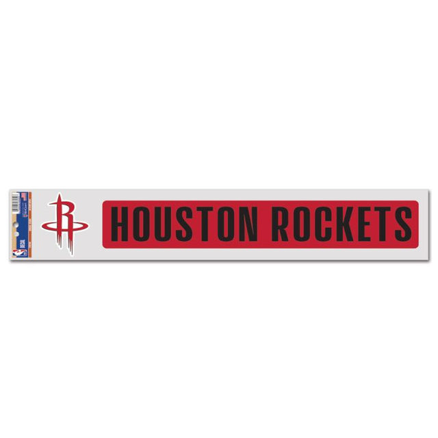 Calcomanías para fanáticos de los Houston Rockets de 3" x 17"