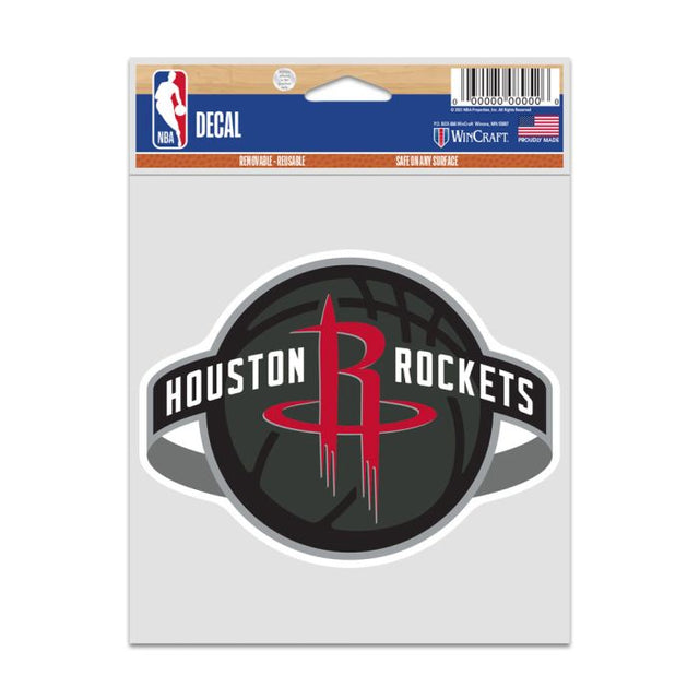 Calcomanías para fanáticos de los Houston Rockets de 3,75" x 5"