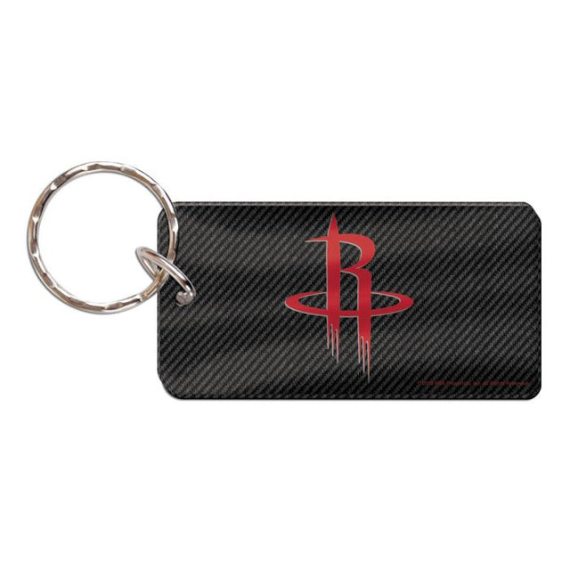 Llavero rectangular de los Houston Rockets