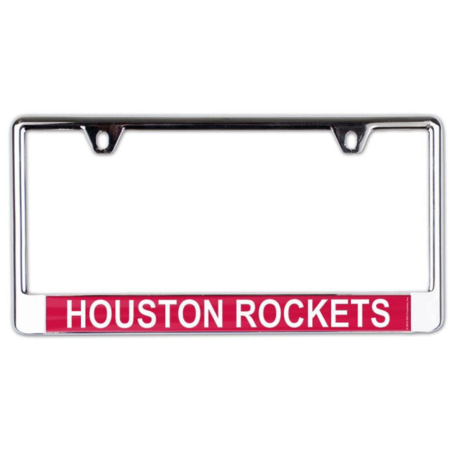 Marco para matrícula de los Houston Rockets impreso en B/O
