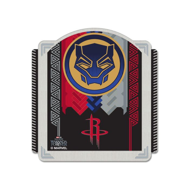 Tarjeta de joyería con pin de colección de MARVEL de los Houston Rockets/Marvel (c) 2022
