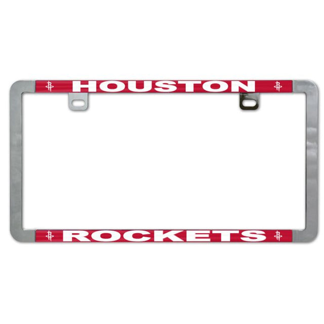 Marco delgado para matrícula de metal de los Houston Rockets
