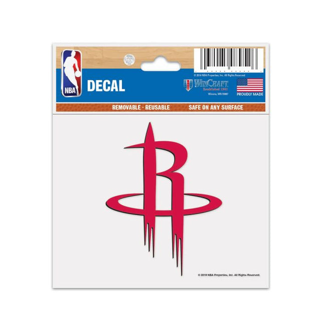 Calcomanía multiusos de los Houston Rockets de 3" x 4"