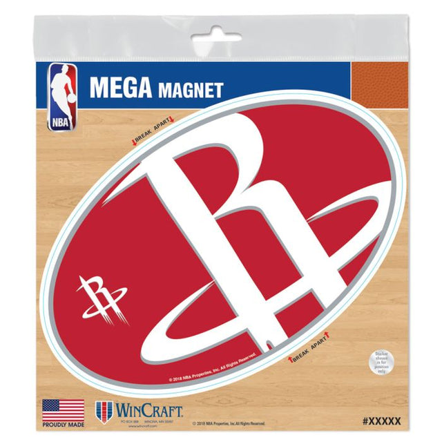 Imanes para exteriores de los Houston Rockets, 6" x 6"