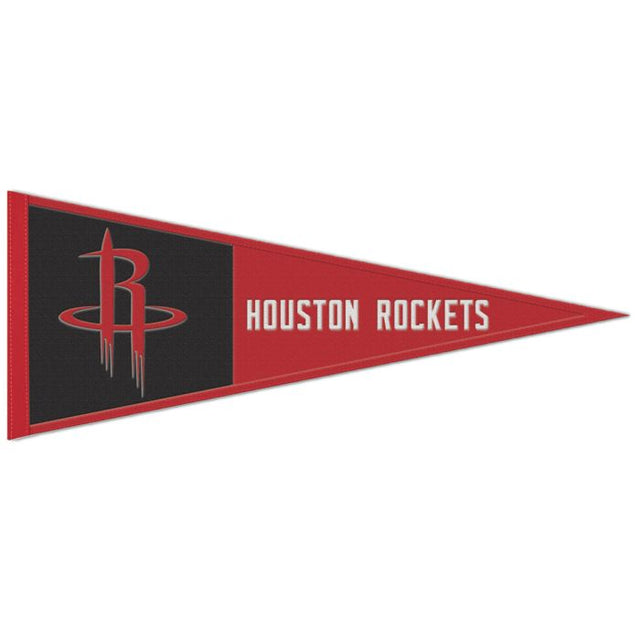 Banderín de lana de los Houston Rockets de 13" x 32"