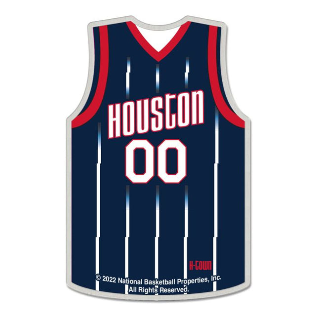 Tarjeta de joyería con pin de colección de la ciudad de los Houston Rockets
