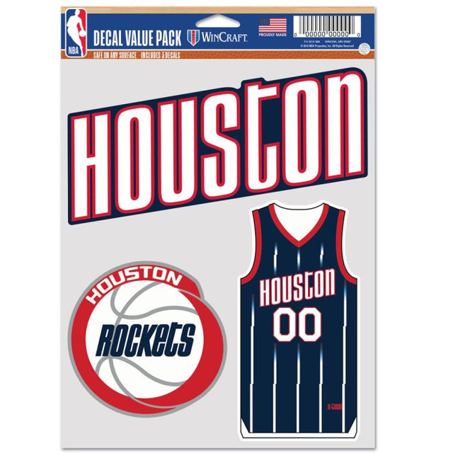 Paquete multiusos para 3 fanáticos de los Houston Rockets