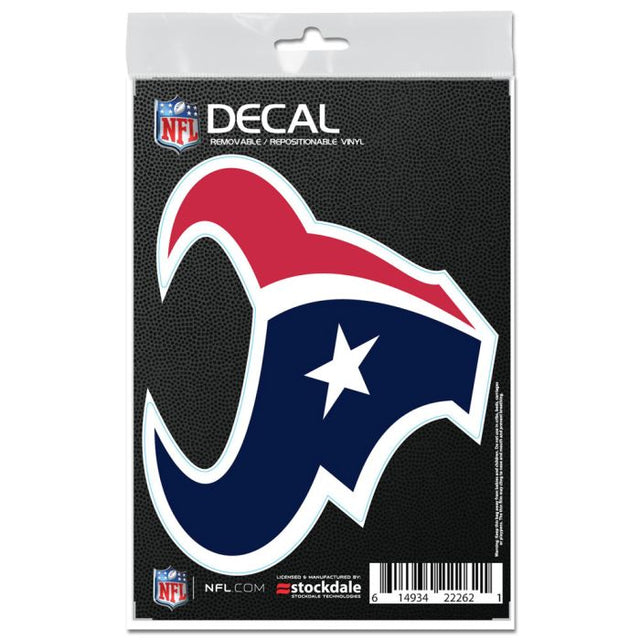 Houston Texans All Surface Decals 3" x 5"