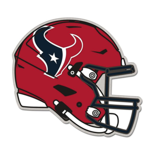 Tarjeta de joyería con pin esmaltado de colección de los Houston Texans