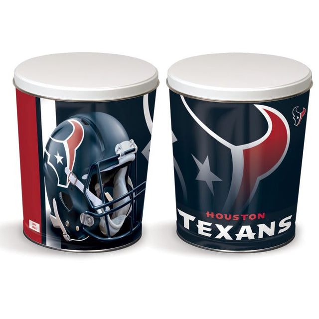 Lata de regalo cónica de 3 galones de los Houston Texans