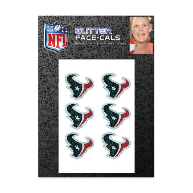 Houston Texans Glitter Tattoo 6 Pack