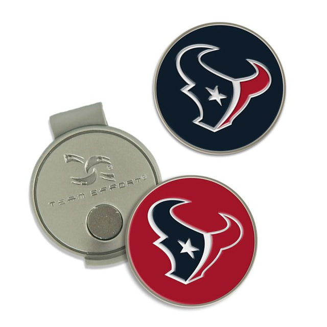 Clip para gorra y marcadores de los Houston Texans